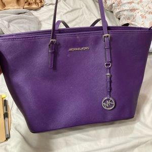 Michael Kors purple bag